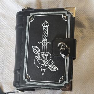 Killstar Rose Poem Crossbody Bag